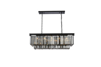Sydney 12 Light Chandelier in Matte Black (173|1232D40MB-SS/RC)