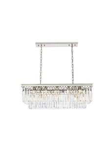 Sydney 12 Light Chandelier in Polished nickel (173|1232D40PN/RC)
