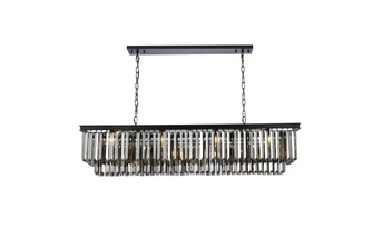 Sydney 12 Light Chandelier in Matte Black (173|1232D60MB-SS/RC)