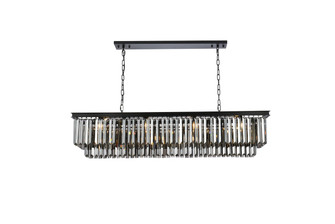 Sydney 12 Light Chandelier in Matte Black (173|1232D60MB-SS/RC)