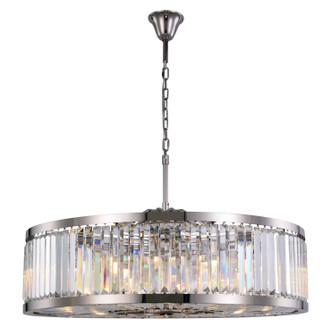 Chelsea Ten Light Chandelier in Polished Nickel (173|1233G43PN/RC)