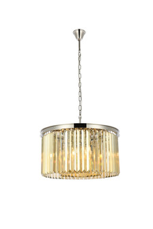 Sydney Eight Light Chandelier in Polished nickel (173|1238D26PN-GT/RC)