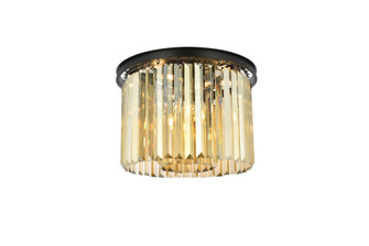 Sydney Six Light Flush Mount in Matte Black (173|1238F20MB-GT/RC)