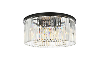 Sydney Eight Light Flush Mount in Matte Black (173|1238F31MB/RC)