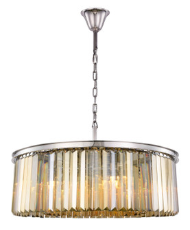 Sydney Ten Light Chandelier in Polished Nickel (173|1238G43PN-GT/RC)