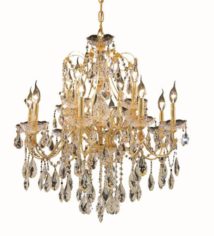 St. Francis 12 Light Chandelier in Gold (173|2016D28G/RC)