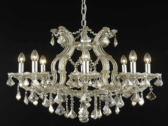 Maria Theresa Nine Light Chandelier in Golden Teak (173|2800D26GT-GT/RC)