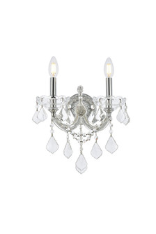 Maria Theresa Two Light Wall Sconce in Chrome (173|2800W2C/RC)