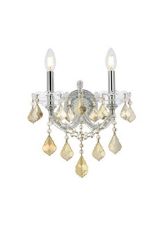 Maria Theresa Two Light Wall Sconce in Chrome (173|2800W2C-GT/RC)