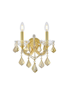 Maria Theresa Two Light Wall Sconce in Gold (173|2800W2G-GT/RC)