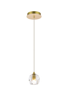 Eren LED Pendant in Gold (173|3505D6G)