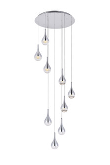 Amherst LED Chandelier in Chrome (173|3809D24C)