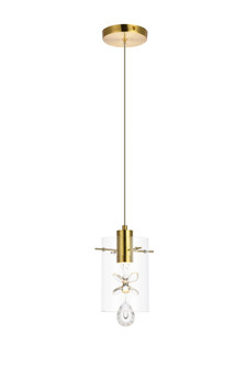 Hana LED Pendant in Gold (173|5202D6G)