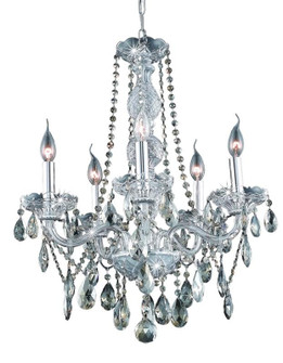 Verona Five Light Chandelier in Chrome (173|7955D21C-GT/RC)