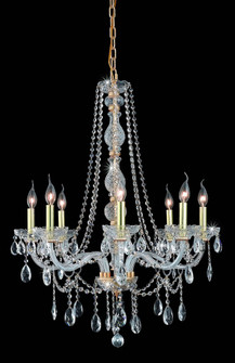 Verona Eight Light Chandelier in Gold (173|7958D28G/RC)