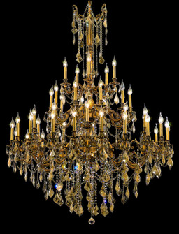 Rosalia 45 Light Chandelier in French Gold (173|9245G54FG-GT/RC)