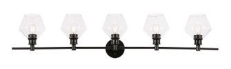 Gene Five Light Wall Sconce in Black (173|LD2324BK)