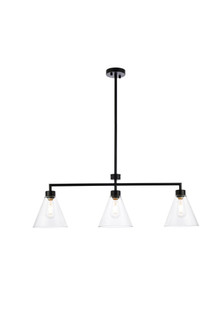 Mera Three Light Pendant in Black (173|LD2502BK)