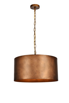 Miro Three Light Pendant in Manual Brass (173|LD6015D20BR)