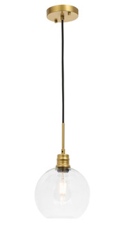 Emett One Light Pendant in Brass (173|LD6206BR)