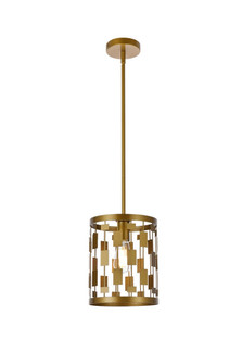 Levante One Light Pendant in Brass (173|LD7073D9BR)