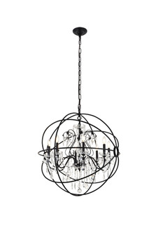 Cordelia Eight Light Pendant in black (173|LD8801D32BK)