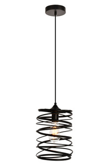 Hopper One Light Pendant in Black (173|LDPD2086)