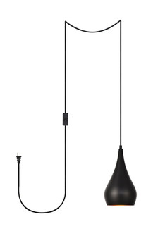 Nora One Light Plug in Pendant in Black (173|LDPG2001)