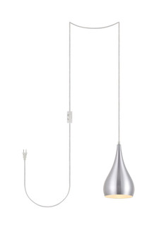 Nora One Light Plug in Pendant in Burnished Nickel (173|LDPG2001BN)
