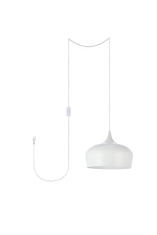 Nora One Light Plug in Pendant in White (173|LDPG2003WH)