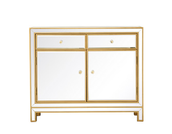 REFLEXION Nightstand in Antique Gold (173|MF72002G)