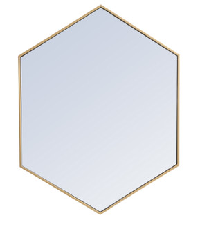 Decker Mirror in Brass (173|MR4430BR)