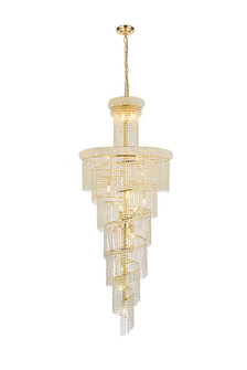 Spiral 28 Light Chandelier in Gold (173|V1800SR30G/RC)