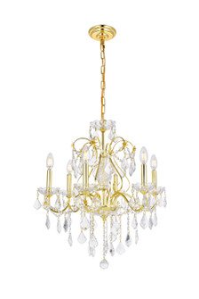 St. Francis Six Light Chandelier in Gold (173|V2015D24G/RC)