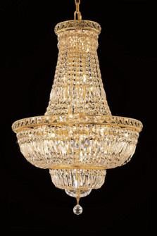 Tranquil 22 Light Chandelier in Gold (173|V2528D22G/RC)