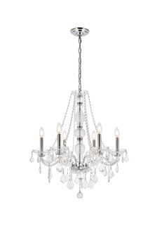 Verona Six Light Chandelier in Chrome (173|V7856D24C/RC)