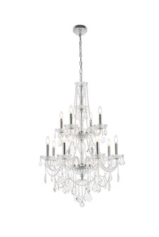 Giselle 12 Light Chandelier in Chrome (173|V7890D28C/RC)