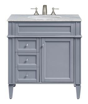 Park Ave Single Bathroom Vanity Set in Grey (173|VF-1025)