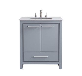 Filipo Single Bathroom Vanity Set in Grey (173|VF-1028)