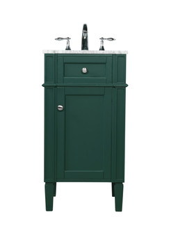 Park Avenue Single Bathroom Vanity in green (173|VF12518GN)