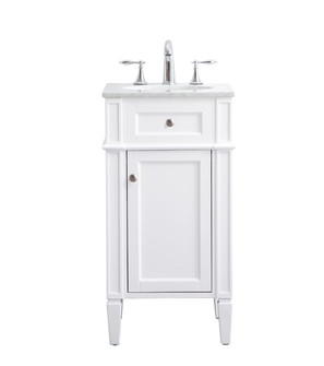 Park Avenue Single Bathroom Vanity Set in white (173|VF12518WH)