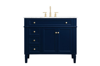 Park Avenue Single Bathroom Vanity in blue (173|VF12540BL)