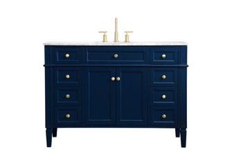 Park Avenue Single Bathroom Vanity in blue (173|VF12548BL)