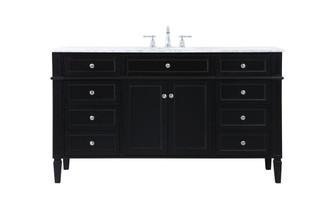 Park Avenue Single Bathroom Vanity in black (173|VF12560BK)
