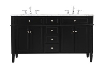 Park Avenue Bathroom Vanity Set in Black (173|VF12560DBK)