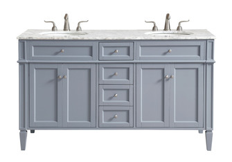 Park Avenue Double Bathroom Vanity Set in Grey (173|VF12560DGR)