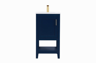 Aubrey Single Bathroom Vanity in Blue (173|VF16018BL)