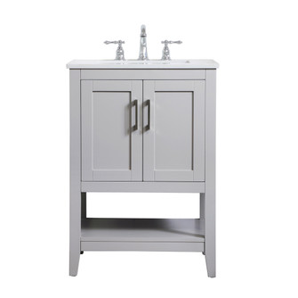 Aubrey Single Bathroom Vanity in Grey (173|VF16024GR)