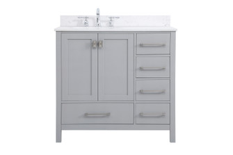 Irene Bathroom Vanity Set in Gray (173|VF18836GR-BS)