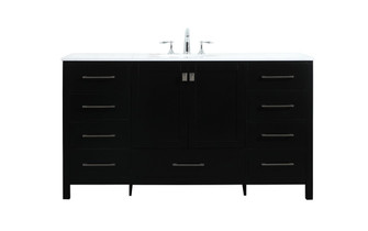 Irene Vanity Sink Set in black (173|VF18860BK)
